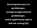 Karaoke Lagu Gundul - Gundul Pacul || Ver. KERONCONG [Karaoke Lirik] || Aplikasi OMB PC