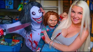 Jeff The Killer And Chucky Chased ME Through The Forest!!