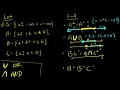 Set Notation Examples Sample Spaces is the real number line Find Complement Union Intersection