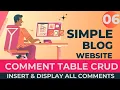 Blog Post CRUD operation using PHP XAMPP Simple PHP Blog Website Tutorial