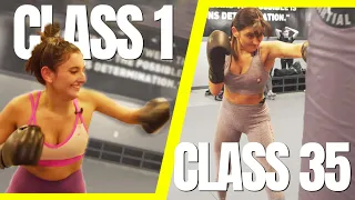 I KICKBOXED twice a week for 4 months - see my progress