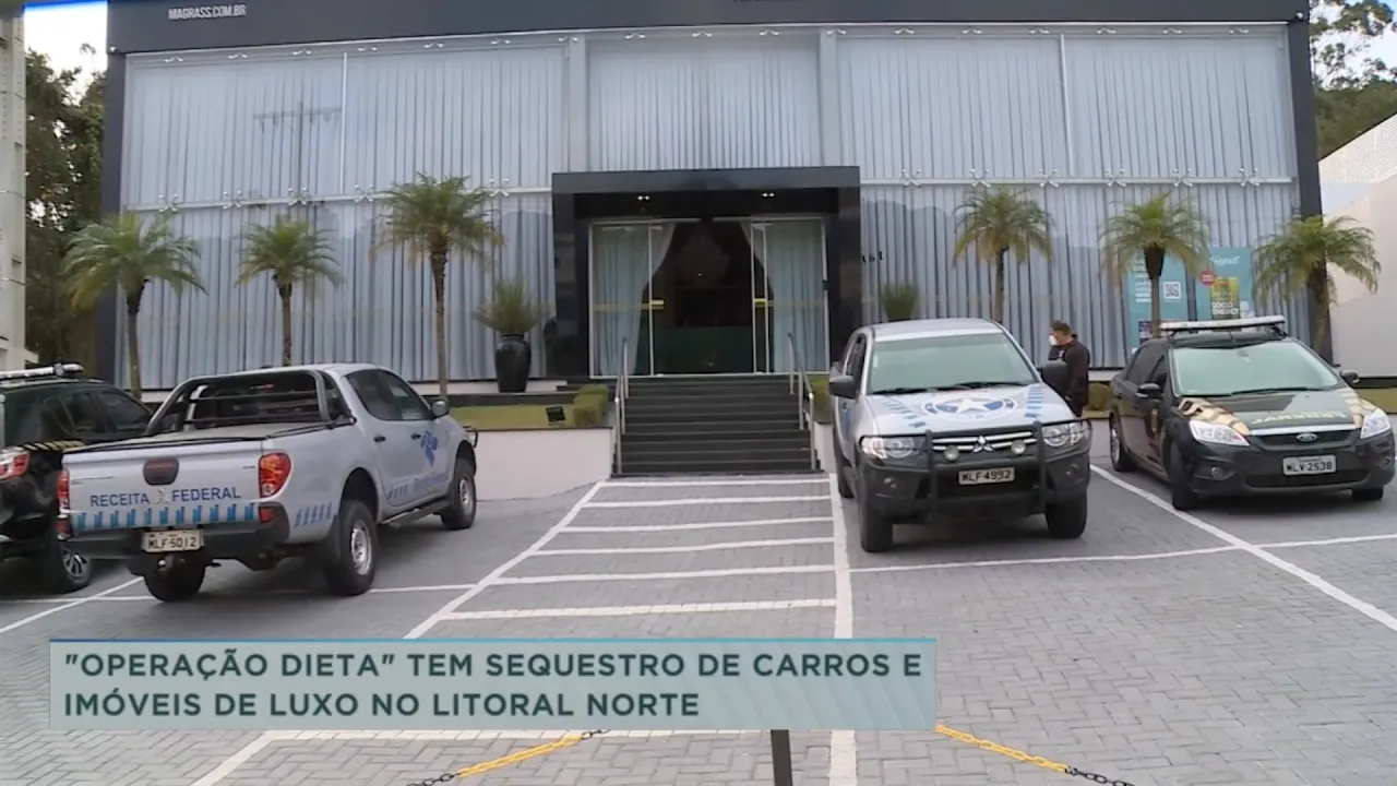 "Operação Dieta" tem sequestro de carros e imóveis de luxo no litoral norte