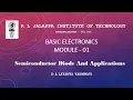 M1-S2 Biasing of pn Diode Basic Electronics-18ELN24