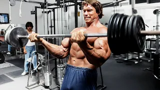 ARNOLD SCHWARZENEGGER KILLER BICEPS TRICEPS FOREARMS EXERCISES ARMS DAY WORKOUT ROUTINE FULL