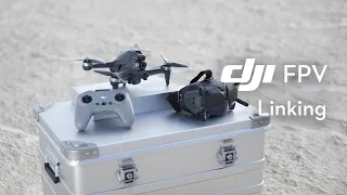 DJI FPV How to Link the DJI FPV with Goggles and Remote Controller