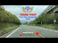 Driving in Japan toward Hofu from Ube City in Japan