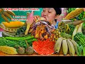 Download Lagu 18 MACAM LALAPAN SAYUR REBUS PAKAI AYAM BAKAR KAMPUNG DAN SAMBAL 🤤🥵