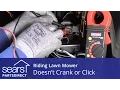 How to Fix a Riding Lawn Mower that Doesn t Crank or Click