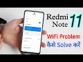 Download Lagu How to Fix Wifi Problem in Redmi Note 11 | Redmi Note 11 Wifi Range Problem