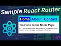 React JS Tutorial - Basic to Advance Sample React Router Ujjwal Technical Tips
