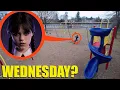 Lagu drone catches Wednesday Addams at haunted park (we found her!)