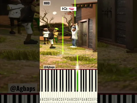 How Different IQ People Escape Zombies When A Door Is Locked @AgbapsShorts - Piano Tutorial