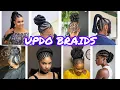 100 2025 Stunning Cornrow Updo Hairstyles for Black Women Elegant Trendy Styles Compilation