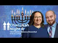Eighth Night of Chanukah Candle Lighting With Rabbis Ari Lorge and Rebecca Rosenthal