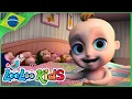 Lagu Dez na cama | Rimas para crianças | LooLoo Kids Português