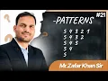 21 Pattern In Python By Zafar Khan Sir