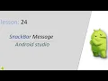 How to Show Snackbar Message in Android Studio Android Studio Tutorial for Beginners