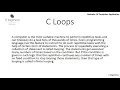Decision Making in C Branching and Looping in C