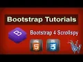Bootstrap 4 Scrollspy Example Scrollspy Bootstrap Tutorial HTML5 By Amazing Techno Tutorials