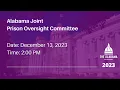 Alabama Joint Prison Oversight Committee