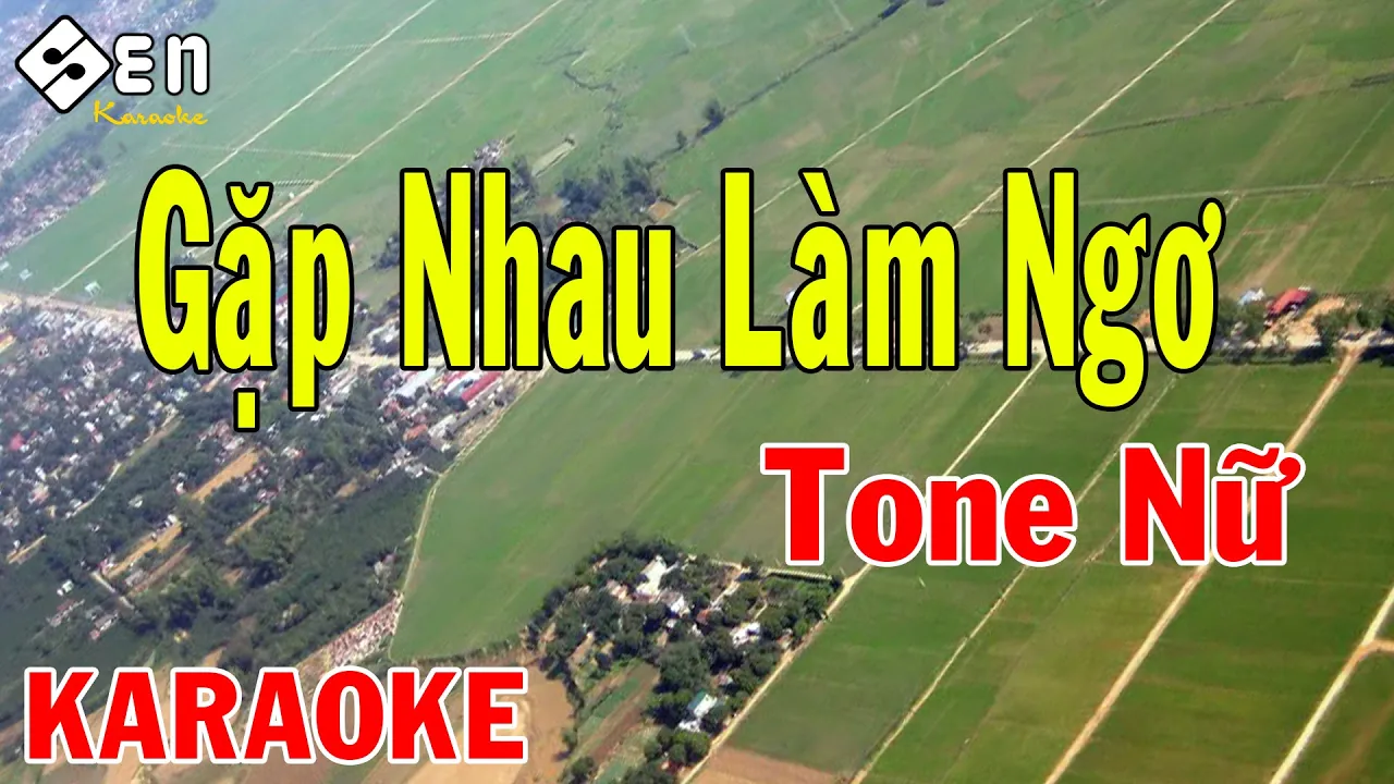 Karaoke Gặp Nhau Làm Ngơ Tone Nữ Nhạc Sống - Karaoke Beat Chuẩn Cực Hay