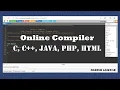 Online C C Java PHP HTML Compiler