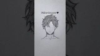 Easy Boy Hair Drawing Tutorial Drawing Drawingtutorial Easydrawing Shortvideo Shorts 