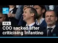 Kevin Lamour sacked by FIFA after publicly criticising Infantino s plan FRANCE 24 English
