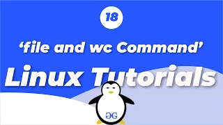 Linux Tutorials file and wc commands GeeksforGeeks