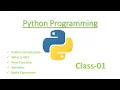 Python Introduction Class-01 Print Function Variables Math Expression Urdu Hindi
