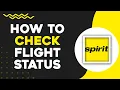 How To Check Flight Status Using Flight Number on Spirit Airlines Quick Tutorial