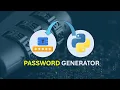 Password Generator Project in Python code with me Step by step