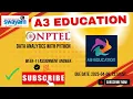 NPTEL Data Analytics with Python Week 11 Assignment Answers Solution Quiz 2025 - Jan