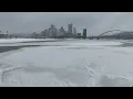 Drone captures Pittsburgh after record-setting snowfall in the city