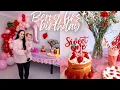 BERRY FIRST BIRT AY PREP Baby Girl 1st Birt ay Decorations Balloon Arch
