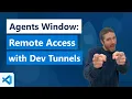 Take Multi-agent workflows on the go with vscode
