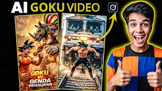 how to create ai goku video ai se goku wali video kaise banaye free 
