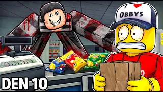 VYDRŽÍME 20 NOCÍ V STRAŠIDELNÉM OBCHODĚ? (Roblox Scary Grocery)