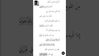  ذكرت  صبابتي  قصيدة عنترة بن شداد دندنها