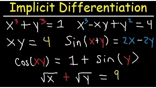 Implicit Differentiation Second Derivative Trig Functions Examples - Calculus