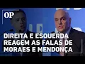 Download Lagu Direita e esquerda reagem as falas dos ministros Alexandre de Moraes e André Mendonça