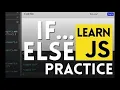 javascript practice if and else and if else statements