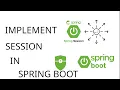 Implement Session using spring security