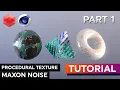 Create Procedural Textures in Redshift w Maxon Noise - Tutorial