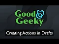 Create Actions in Drafts YT