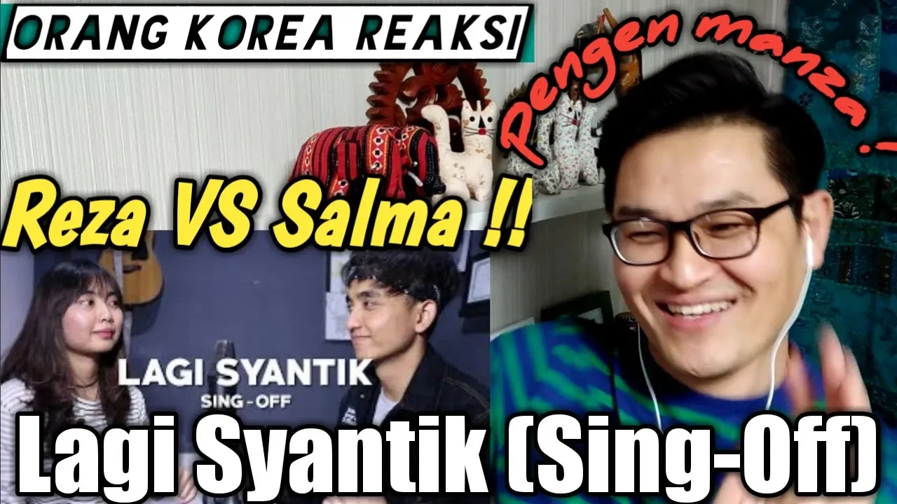 Orang Korea Reaksi @ Siti Badriah-Lagi Syantik SING-OFF Reza Darmawangsa VS Salma