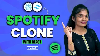 Build spotify clone react js spotify using react java full course in tamil