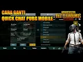 Cara Setting Quick Chat / Obrolan Cepat di PUBG Mobile TERBARU !