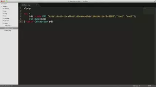 Using PHP with MySQL Handling Exceptions