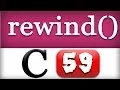 rewind Function in C Programming Language Tutorial